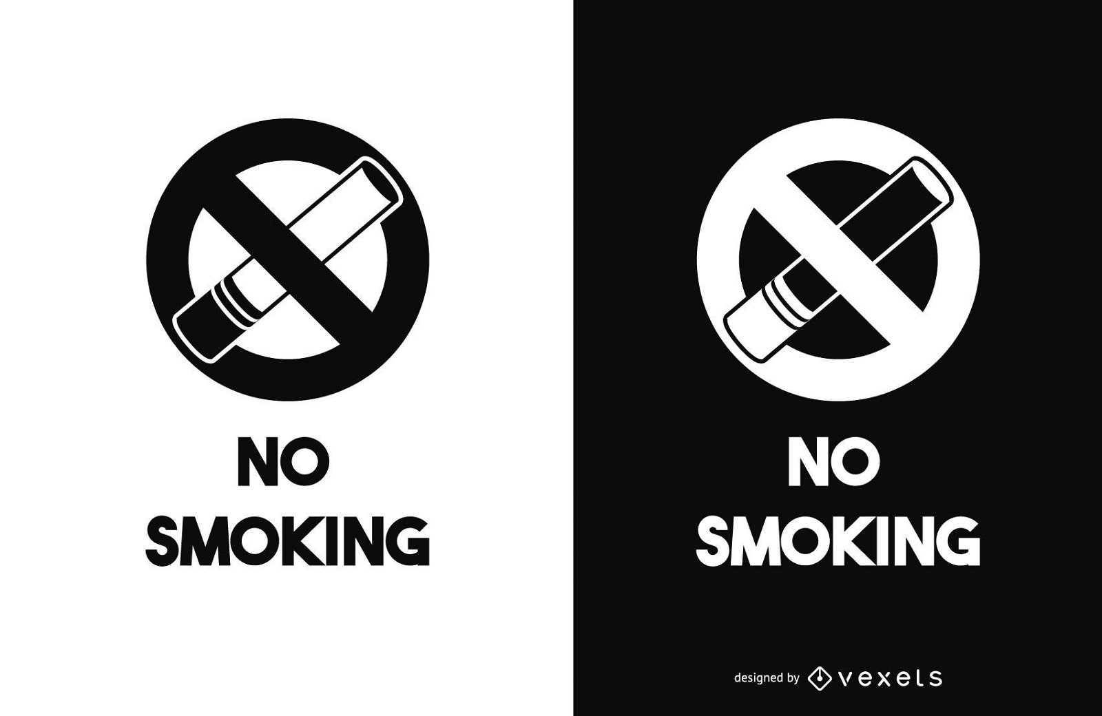 Imágenes prediseñadas de señal de no fumar
