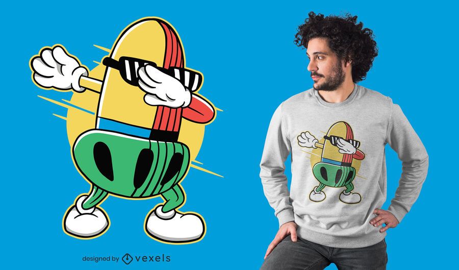 Diseño de camiseta eichel dabbing Diseño de camiseta eichel dabbing