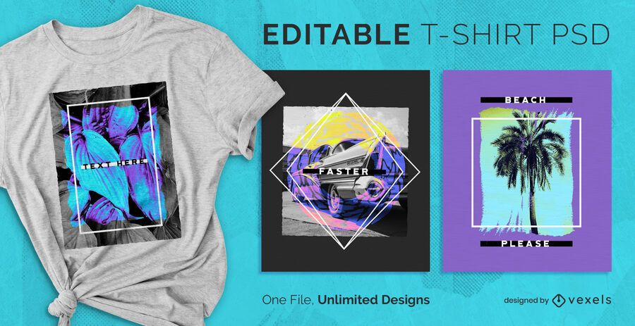 Frame scalable t-shirt psd Frame scalable t-shirt psd