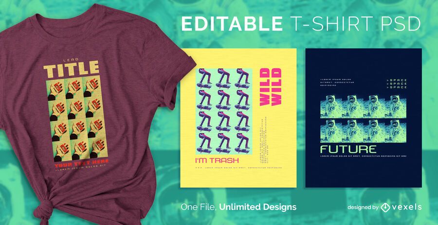 Repetition scalable t-shirt psd Repetition scalable t-shirt psd
