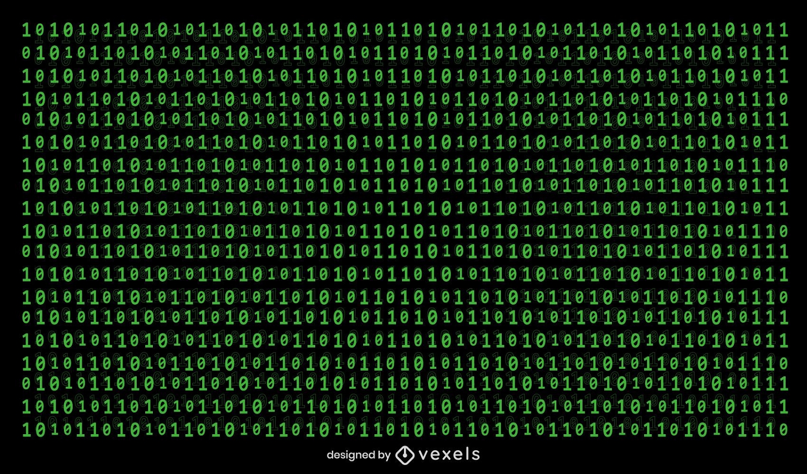 Hintergrunddesign des Binärcodes