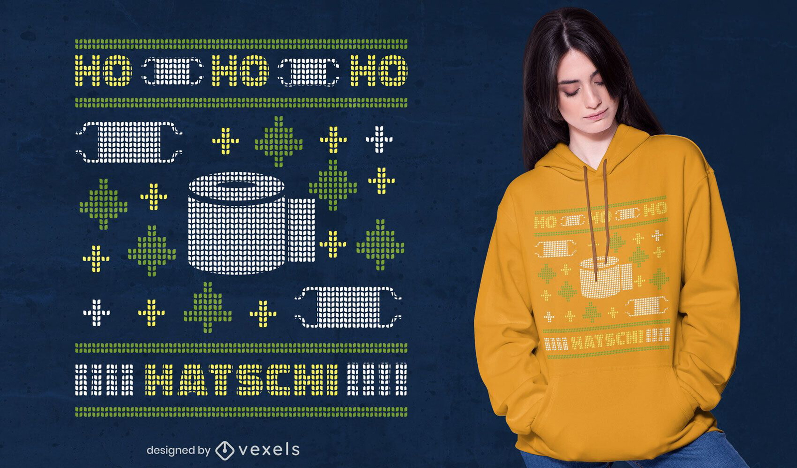 Ho ho ho hatschi T-Shirt Design