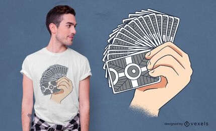 Card flourish t-shirt design