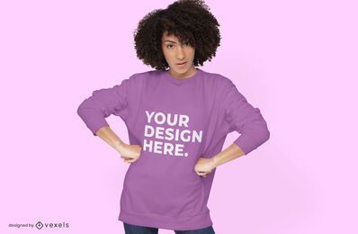 Rolled up sweatshirt mockup design Rolled up sweatshirt mockup design