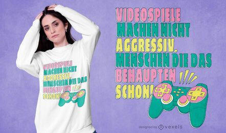 Agressive videogames t-shirt design Agressive videogames t-shirt design