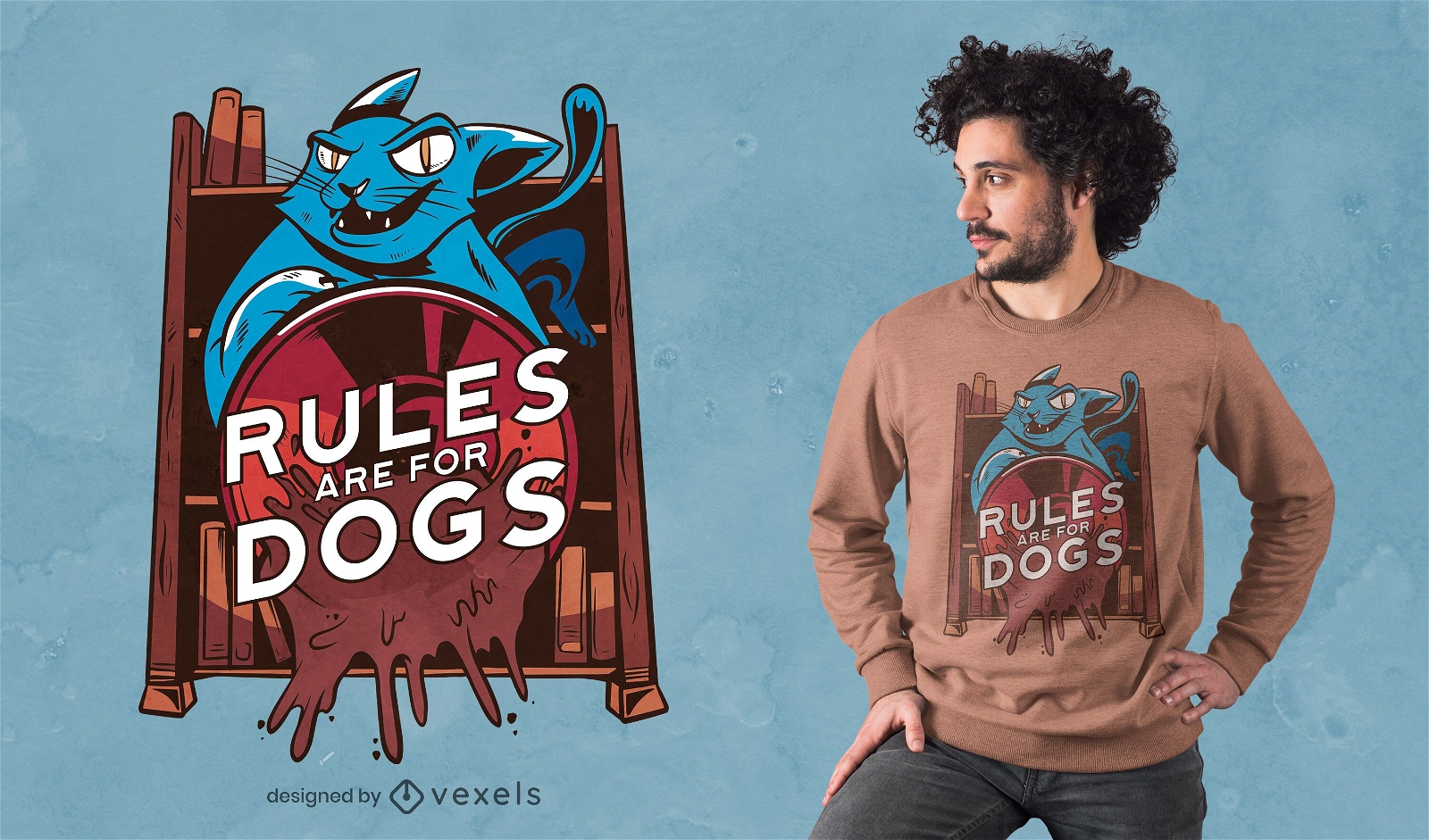 Reglas para el diseño de camisetas de perros.
