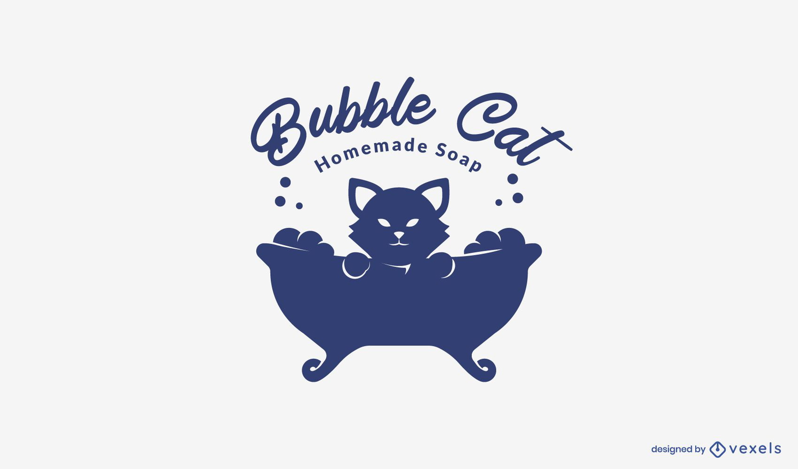 Homemade soap logo template