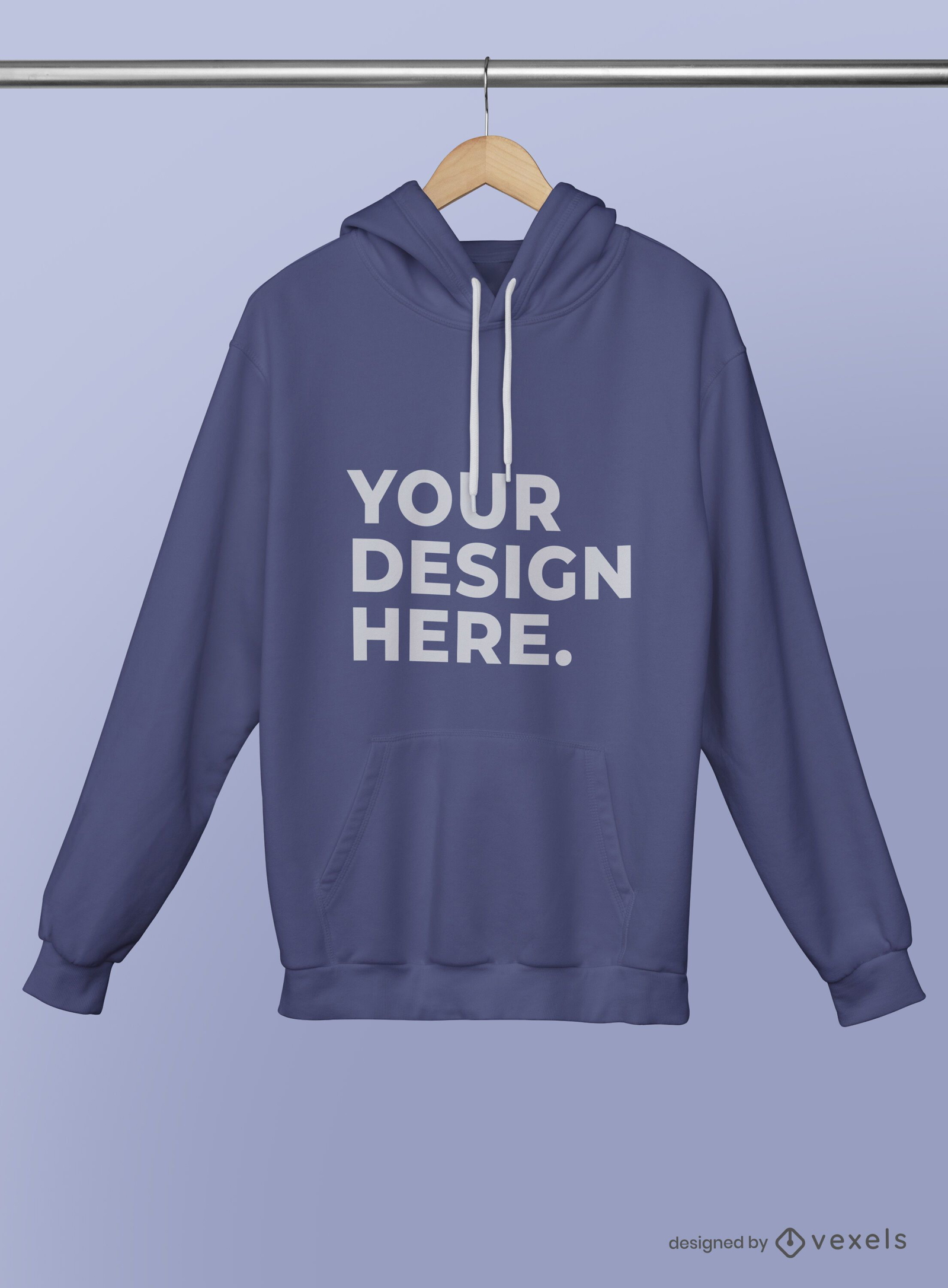 Hanged Hoodie Mockup Psd Design PSD Editable Template