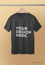 Hanged T-shirt Mockup Psd Design PSD Editable Template