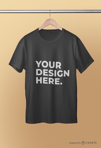 Hanged T-shirt Mockup Psd Design - PSD Mockup Download