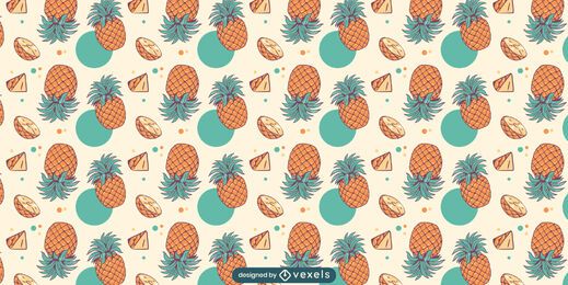 Ananas Muster Design