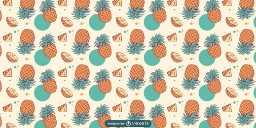 Pineapples pattern design