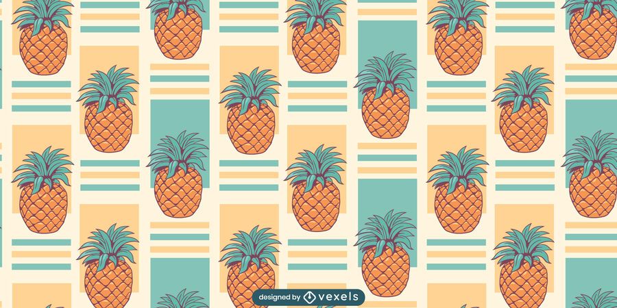 Pineapple fruits pattern design Pineapple fruits pattern design