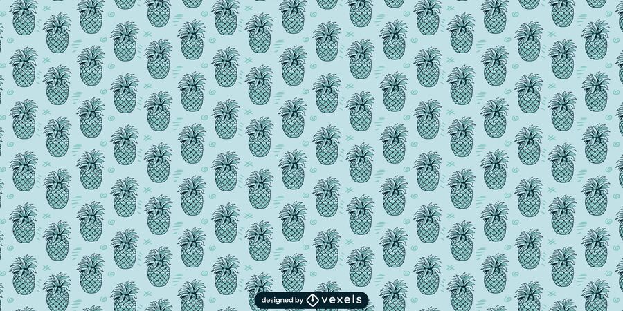 Pineapple monochrome pattern design Pineapple monochrome pattern design