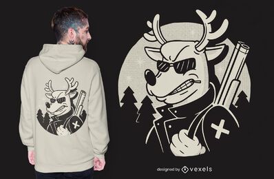 Rudolph Rache T-Shirt Design