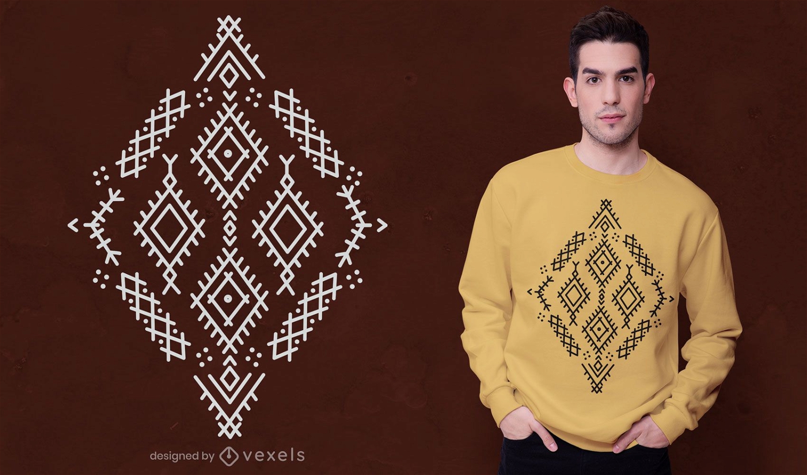 Design de camisetas com s?mbolos berberes