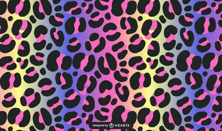 Neon Leopard Muster Design Neon Leopard Muster Design