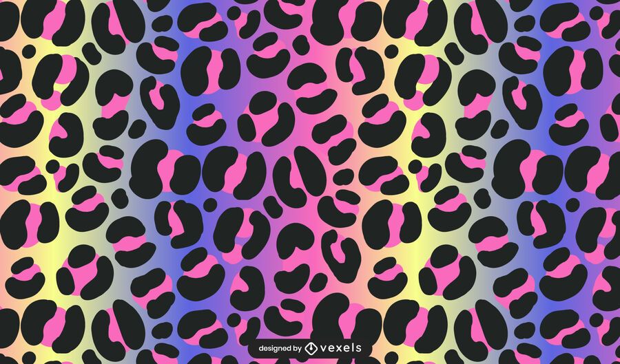 Neon leopard pattern design Neon leopard pattern design