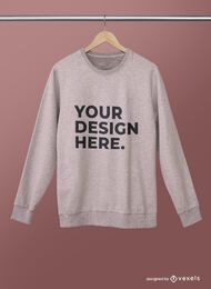 Hanged sweatshirt mockup psd design Hanged sweatshirt mockup psd design