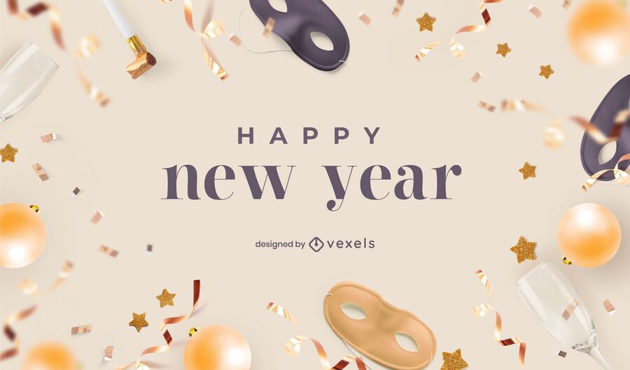 Diseño de fondo de celebración de año nuevo Diseño de fondo de celebración de año nuevo