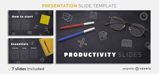 Productivity presentation template Productivity presentation template