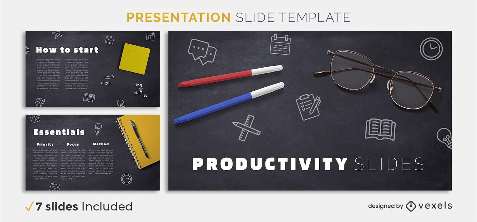 Productivity presentation template