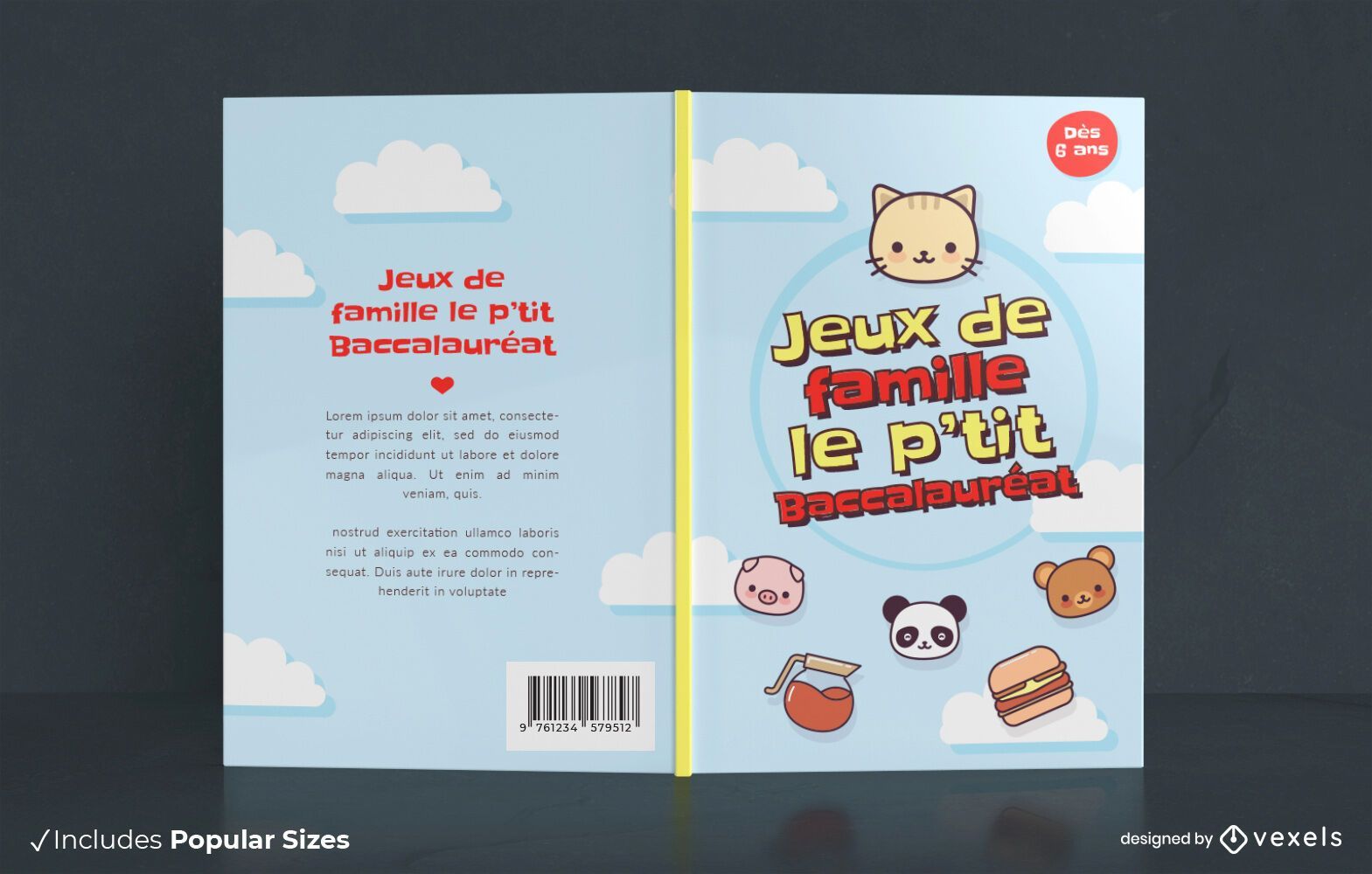 Buchcover-Design für Familienspiele