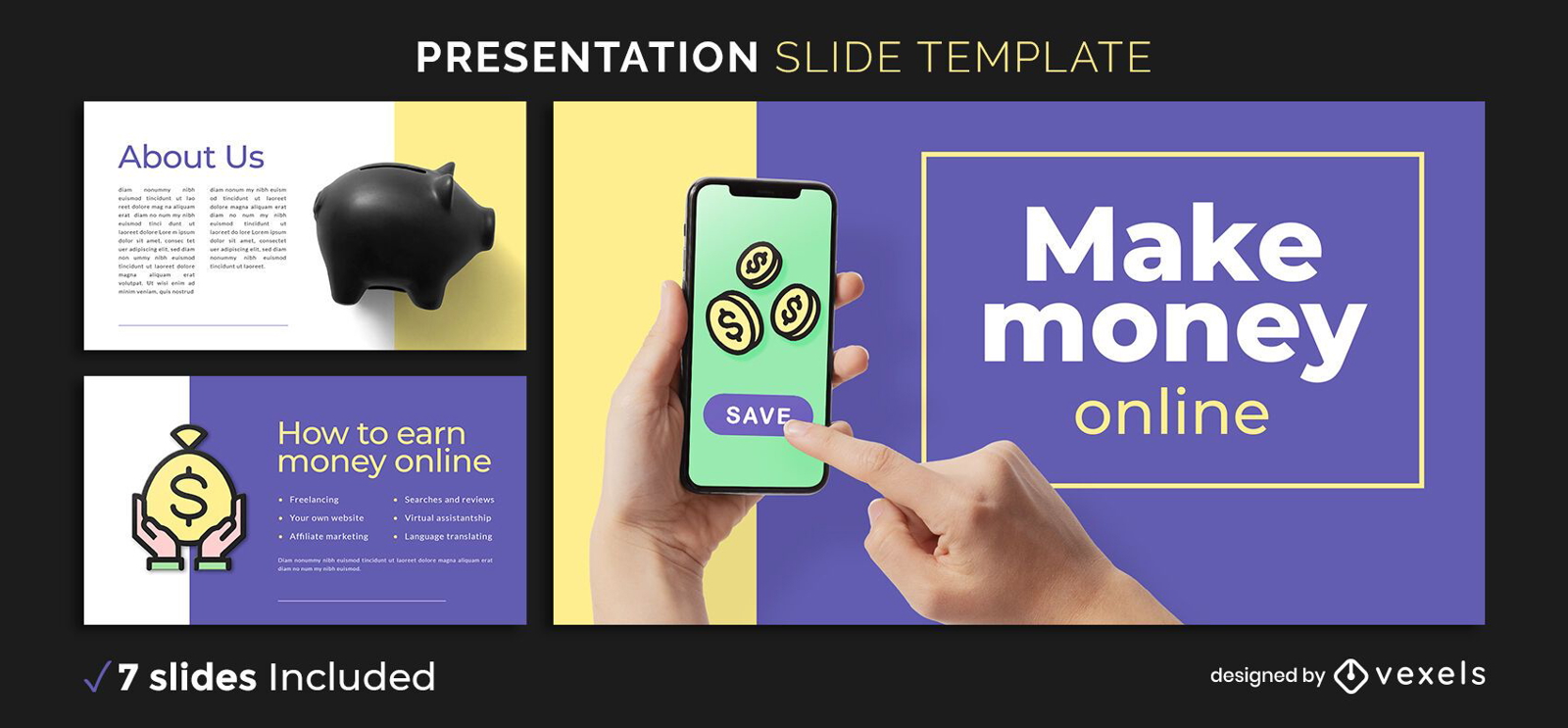 Make money online presentation template