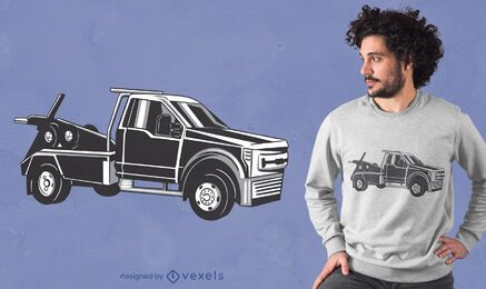 Tow truck t-shirt design Tow truck t-shirt design