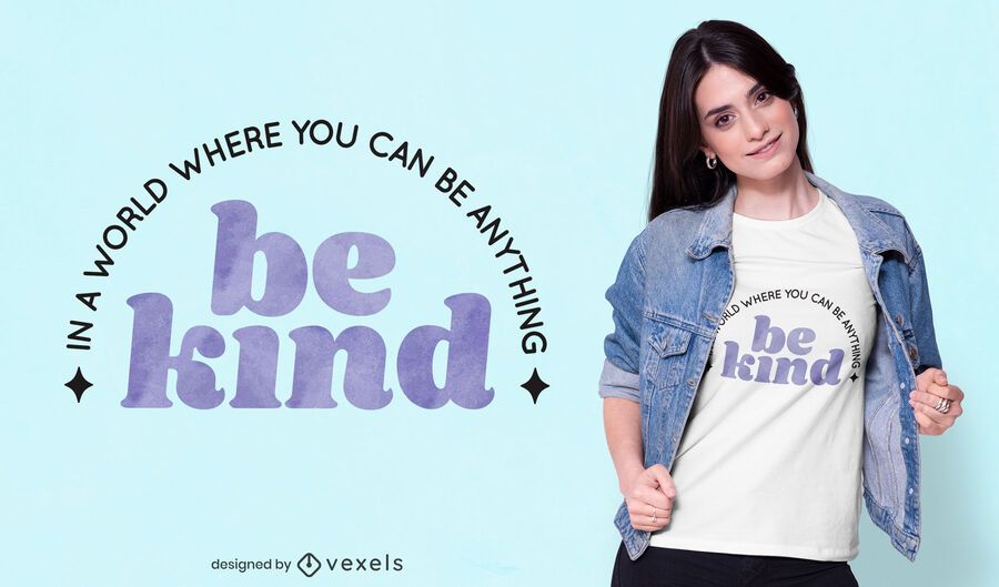 Be kind quote t-shirt design Be kind quote t-shirt design
