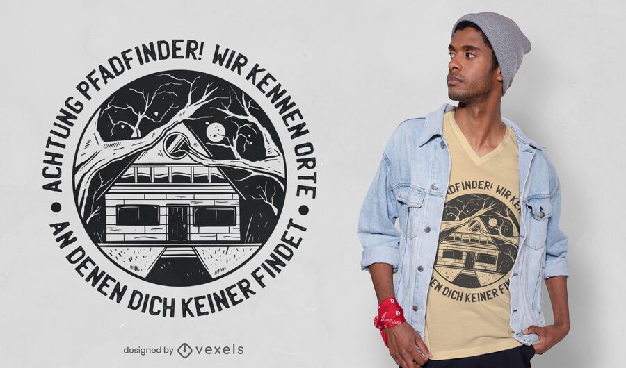 Scouts german quote t-shirt design Scouts german quote t-shirt design