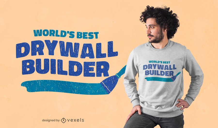 Drywall builder t-shirt design Drywall builder t-shirt design