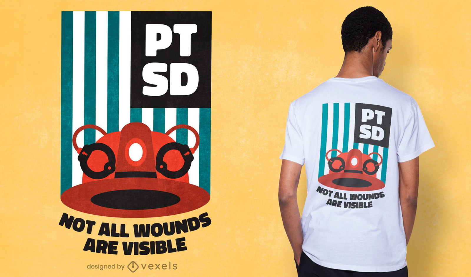 PTSD awareness t-shirt design