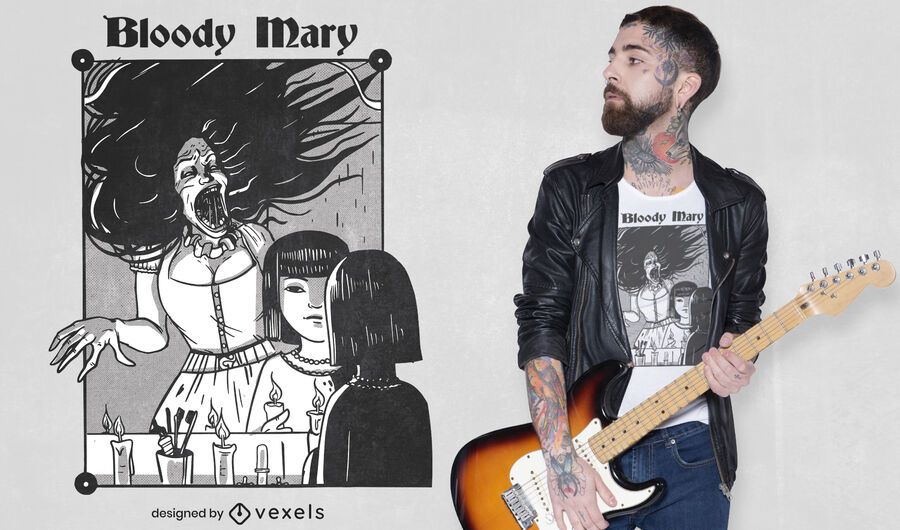 Diseño de camiseta bloody mary Diseño de camiseta bloody mary