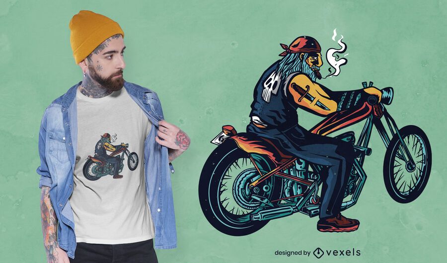 Diseño de camiseta Chopper Rider Diseño de camiseta Chopper Rider