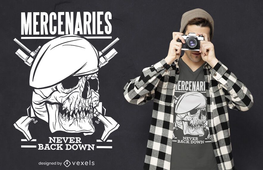 Mercenaries t-shirt design Mercenaries t-shirt design