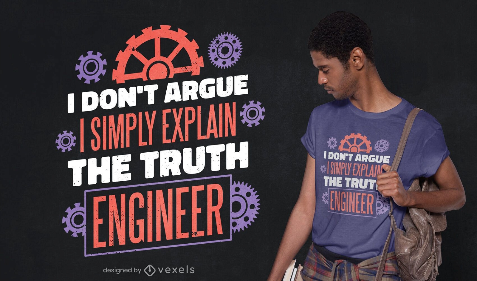 Ingenieur Zitat T-Shirt Design