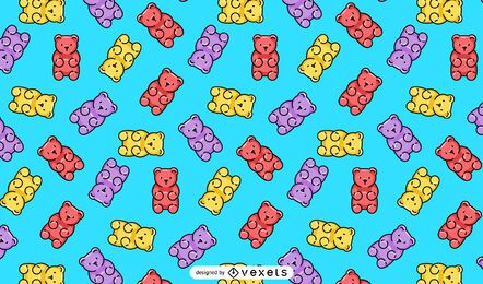 Gummy bears pattern design