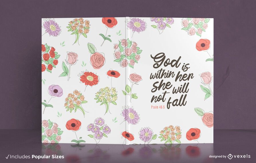 God is within her book cover design God is within her book cover design