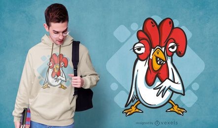Chicken teeth t-shirt design