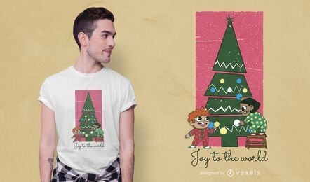Christmas kids t-shirt design