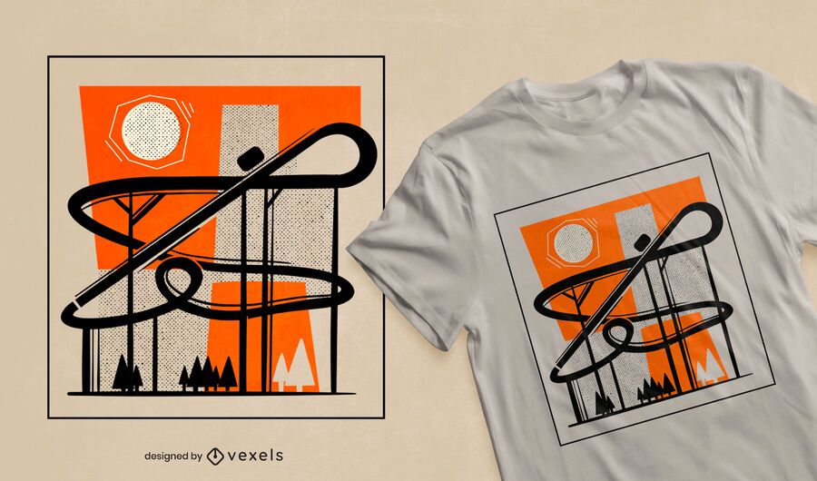 Roller coaster t-shirt desgn Roller coaster t-shirt desgn