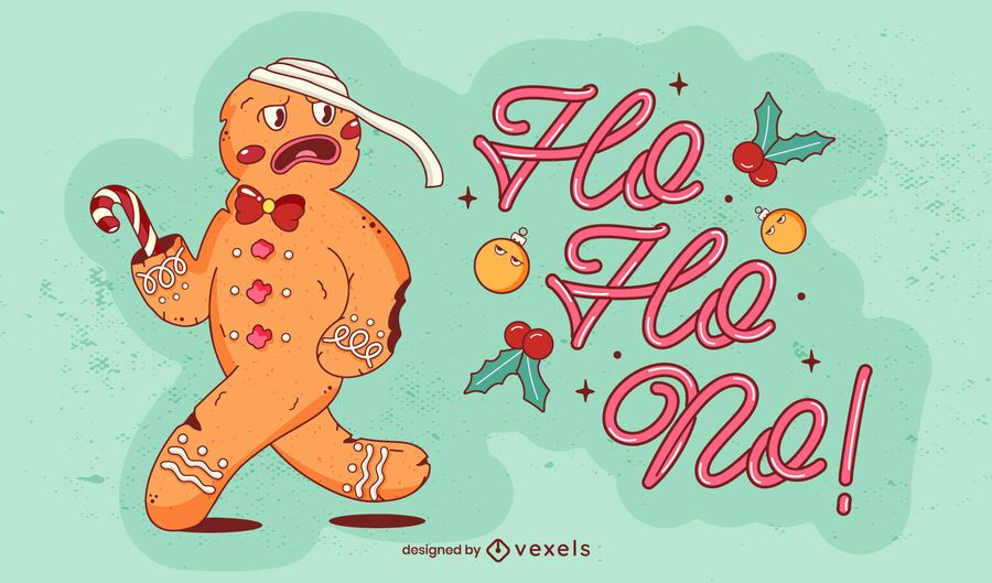 Ho ho no illustration design Ho ho no illustration design