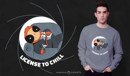 Chill sloth t-shirt design Chill sloth t-shirt design