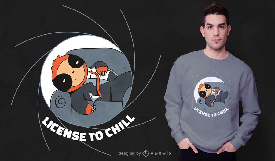 Chill sloth t-shirt design Chill sloth t-shirt design