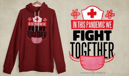 Diseño de camiseta Fight Together Diseño de camiseta Fight Together