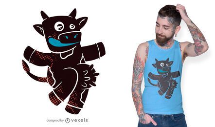 Funny cow t-shirt design Funny cow t-shirt design