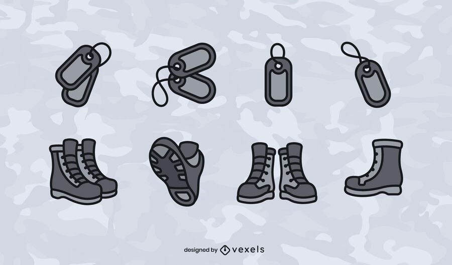 Military icon set Military icon set