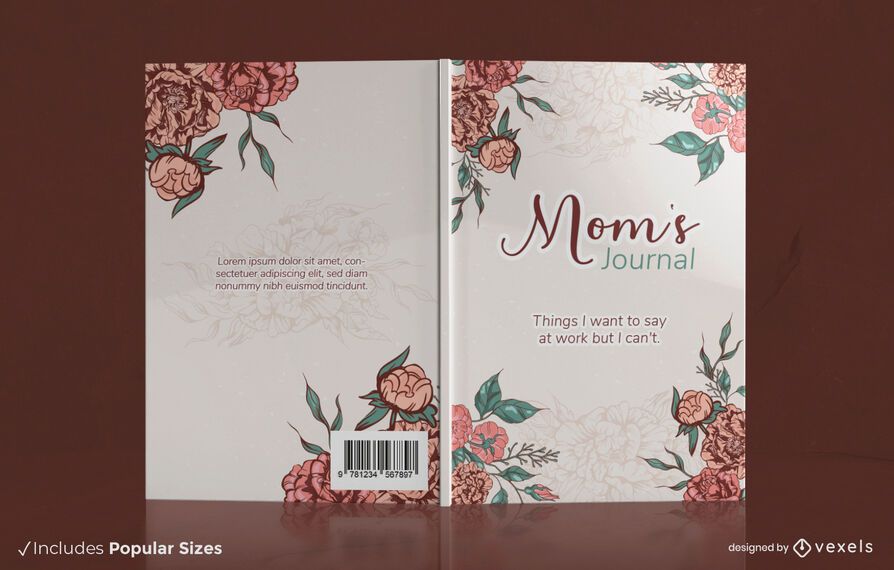 Design da capa do livro da mamãe Design da capa do livro da mamãe