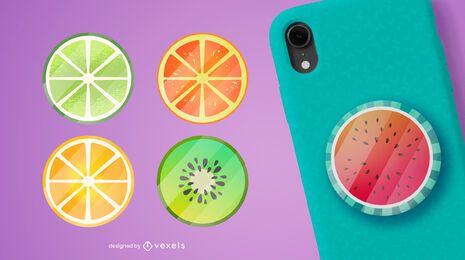 Fruits popsocket set